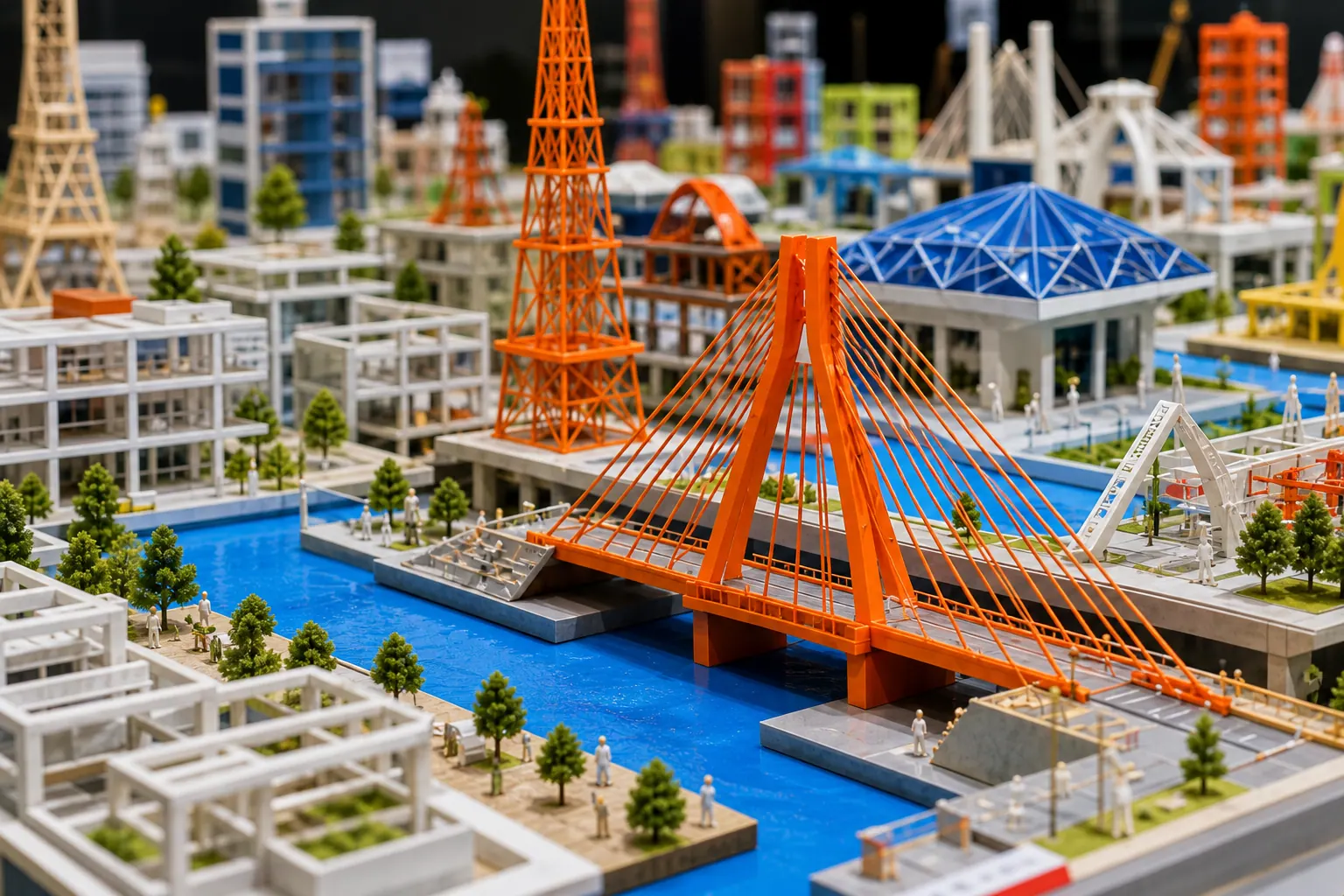 建筑模型城市